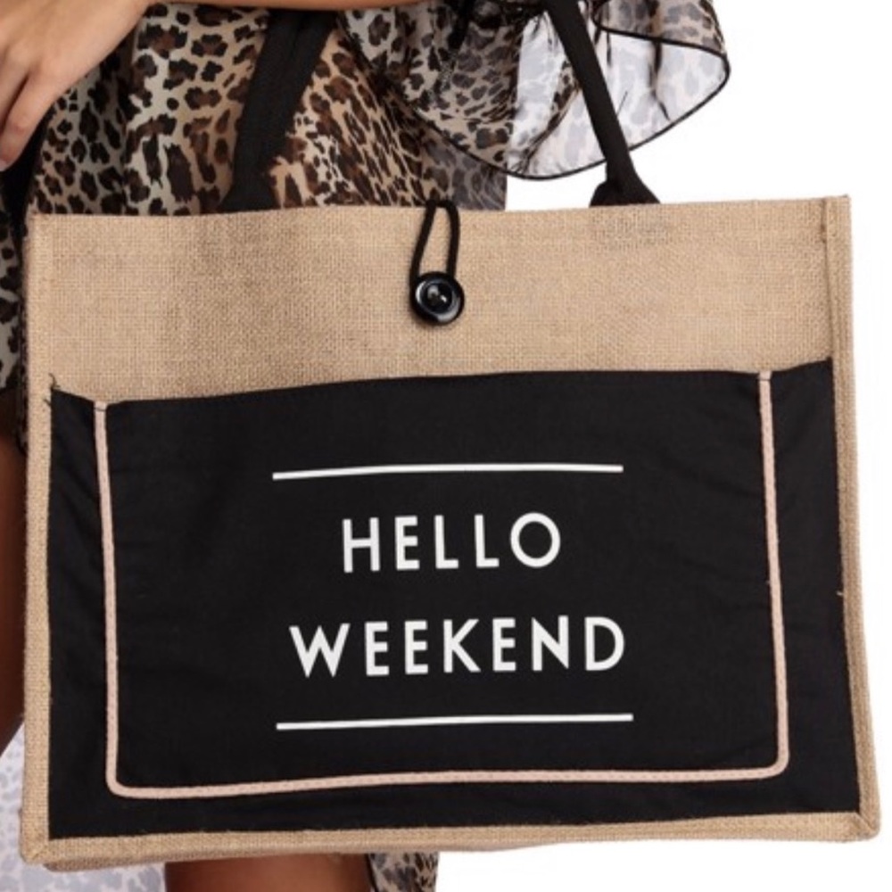 ☀️ 𝕙𝕖𝕝𝕝𝕠 𝕨𝕖𝕖𝕜𝕖𝕟𝕕 Tote ☀️